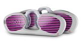 Decal Style Vinyl Skin Wrap 2 Pack for Nooz Glasses Rectangle Case Stripes Pink (NOOZ NOT INCLUDED) by WraptorSkinz
