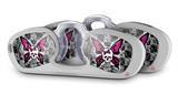 Decal Style Vinyl Skin Wrap 2 Pack for Nooz Glasses Rectangle Case Skull Butterfly (NOOZ NOT INCLUDED) by WraptorSkinz