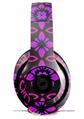 WraptorSkinz Skin Decal Wrap compatible with Beats Studio 2 and 3 Wired and Wireless Headphones Pink Floral Skin Only (HEADPHONES NOT INCLUDED)