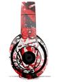 WraptorSkinz Skin Decal Wrap compatible with Beats Studio 2 and 3 Wired and Wireless Headphones Red Graffiti Skin Only (HEADPHONES NOT INCLUDED)