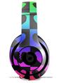 WraptorSkinz Skin Decal Wrap compatible with Beats Studio 2 and 3 Wired and Wireless Headphones Love Heart Checkers Rainbow Skin Only (HEADPHONES NOT INCLUDED)