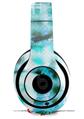 WraptorSkinz Skin Decal Wrap compatible with Beats Studio 2 and 3 Wired and Wireless Headphones Electro Graffiti Blue Skin Only (HEADPHONES NOT INCLUDED)