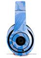 WraptorSkinz Skin Decal Wrap compatible with Beats Studio 2 and 3 Wired and Wireless Headphones Skull Sketches Blue Skin Only (HEADPHONES NOT INCLUDED)