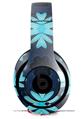 WraptorSkinz Skin Decal Wrap compatible with Beats Studio 2 and 3 Wired and Wireless Headphones Abstract Floral Blue Skin Only (HEADPHONES NOT INCLUDED)