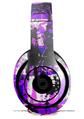 WraptorSkinz Skin Decal Wrap compatible with Beats Studio 2 and 3 Wired and Wireless Headphones Purple Graffiti Skin Only (HEADPHONES NOT INCLUDED)