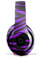 WraptorSkinz Skin Decal Wrap compatible with Beats Studio 2 and 3 Wired and Wireless Headphones Purple Zebra Skin Only (HEADPHONES NOT INCLUDED)