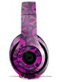 WraptorSkinz Skin Decal Wrap compatible with Beats Studio 2 and 3 Wired and Wireless Headphones Pink Skull Bones Skin Only (HEADPHONES NOT INCLUDED)