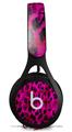 WraptorSkinz Skin Decal Wrap compatible with Beats EP Headphones Pink Distressed Leopard Skin Only HEADPHONES NOT INCLUDED