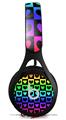 WraptorSkinz Skin Decal Wrap compatible with Beats EP Headphones Love Heart Checkers Rainbow Skin Only HEADPHONES NOT INCLUDED