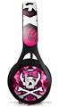 WraptorSkinz Skin Decal Wrap compatible with Beats EP Headphones Pink Bow Princess Skin Only HEADPHONES NOT INCLUDED