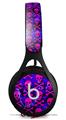 WraptorSkinz Skin Decal Wrap compatible with Beats EP Headphones Pink and Purple Skulls Skin Only HEADPHONES NOT INCLUDED