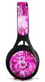 WraptorSkinz Skin Decal Wrap compatible with Beats EP Headphones Pink Plaid Graffiti Skin Only HEADPHONES NOT INCLUDED