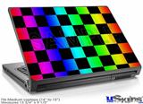 Laptop Skin (Medium) - Rainbow Checkerboard