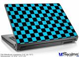 Laptop Skin (Medium) - Checkers Blue