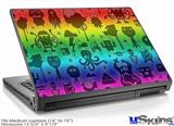 Laptop Skin (Medium) - Cute Rainbow Monsters