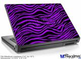 Laptop Skin (Medium) - Purple Zebra