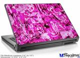 Laptop Skin (Medium) - Pink Plaid Graffiti