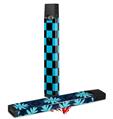 Skin Decal Wrap 2 Pack for Juul Vapes Checkers Blue JUUL NOT INCLUDED