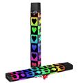 Skin Decal Wrap 2 Pack for Juul Vapes Hearts And Stars Rainbow JUUL NOT INCLUDED