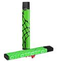 Skin Decal Wrap 2 Pack for Juul Vapes Ripped Fishnets Green JUUL NOT INCLUDED