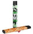 Skin Decal Wrap 2 Pack for Juul Vapes Cartoon Skull Green JUUL NOT INCLUDED