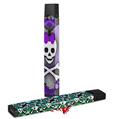 Skin Decal Wrap 2 Pack for Juul Vapes Princess Skull Heart Purple JUUL NOT INCLUDED