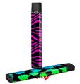 Skin Decal Wrap 2 Pack for Juul Vapes Pink Zebra JUUL NOT INCLUDED