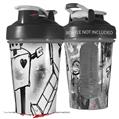 Decal Style Skin Wrap works with Blender Bottle 20oz Robot Love (BOTTLE NOT INCLUDED)
