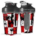 Decal Style Skin Wrap works with Blender Bottle 20oz Checker Graffiti (BOTTLE NOT INCLUDED)