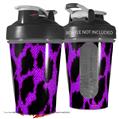 Decal Style Skin Wrap works with Blender Bottle 20oz Purple Leopard (BOTTLE NOT INCLUDED)