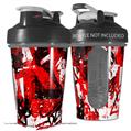 Decal Style Skin Wrap works with Blender Bottle 20oz Red Graffiti (BOTTLE NOT INCLUDED)