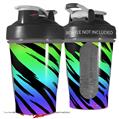 Decal Style Skin Wrap works with Blender Bottle 20oz Tiger Rainbow (BOTTLE NOT INCLUDED)