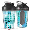 Decal Style Skin Wrap works with Blender Bottle 20oz Electro Graffiti Blue (BOTTLE NOT INCLUDED)
