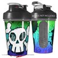 Decal Style Skin Wrap works with Blender Bottle 20oz Cartoon Skull Rainbow (BOTTLE NOT INCLUDED)