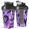 Decal Style Skin Wrap works with Blender Bottle 20oz Scene Kid Sketches Purple (BOTTLE NOT INCLUDED)