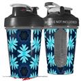 Decal Style Skin Wrap works with Blender Bottle 20oz Abstract Floral Blue (BOTTLE NOT INCLUDED)