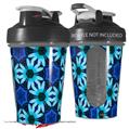 Decal Style Skin Wrap works with Blender Bottle 20oz Daisies Blue (BOTTLE NOT INCLUDED)