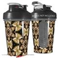 Decal Style Skin Wrap works with Blender Bottle 20oz Leave Pattern 1 Brown (BOTTLE NOT INCLUDED)