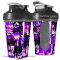 Decal Style Skin Wrap works with Blender Bottle 20oz Purple Graffiti (BOTTLE NOT INCLUDED)