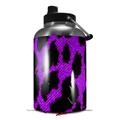 Skin Decal Wrap for 2017 RTIC One Gallon Jug Purple Leopard (Jug NOT INCLUDED) by WraptorSkinz