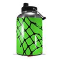 Skin Decal Wrap for 2017 RTIC One Gallon Jug Ripped Fishnets Green (Jug NOT INCLUDED) by WraptorSkinz