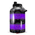 Skin Decal Wrap for 2017 RTIC One Gallon Jug Skull Stripes Purple (Jug NOT INCLUDED) by WraptorSkinz