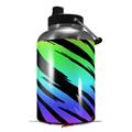 Skin Decal Wrap for 2017 RTIC One Gallon Jug Tiger Rainbow (Jug NOT INCLUDED) by WraptorSkinz