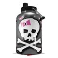 Skin Decal Wrap for 2017 RTIC One Gallon Jug Pink Bow Skull (Jug NOT INCLUDED) by WraptorSkinz