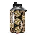 Skin Decal Wrap for 2017 RTIC One Gallon Jug Leave Pattern 1 Brown (Jug NOT INCLUDED) by WraptorSkinz