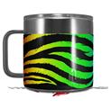 Skin Decal Wrap for Yeti Coffee Mug 14oz Rainbow Zebra - 14 oz CUP NOT INCLUDED by WraptorSkinz