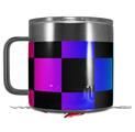 Skin Decal Wrap for Yeti Coffee Mug 14oz Rainbow Checkerboard - 14 oz CUP NOT INCLUDED by WraptorSkinz