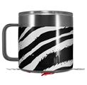 Skin Decal Wrap for Yeti Coffee Mug 14oz Zebra - 14 oz CUP NOT INCLUDED by WraptorSkinz