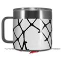 Skin Decal Wrap for Yeti Coffee Mug 14oz Ripped Fishnets - 14 oz CUP NOT INCLUDED by WraptorSkinz