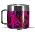 Skin Decal Wrap for Yeti Coffee Mug 14oz Pink Distressed Leopard - 14 oz CUP NOT INCLUDED by WraptorSkinz